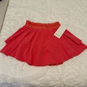 NWT Lululemon Court Rival HR Pink Skirt in Long